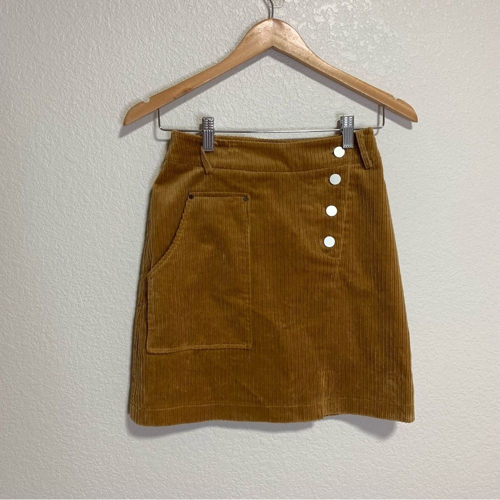 Burnt orange mini skirt. Size S